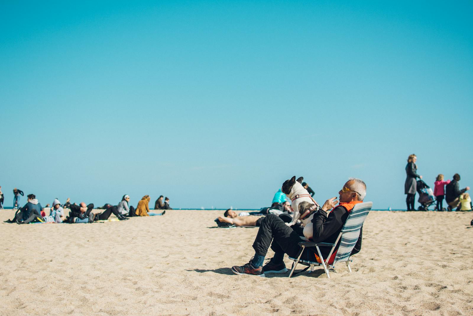 People on Seashore